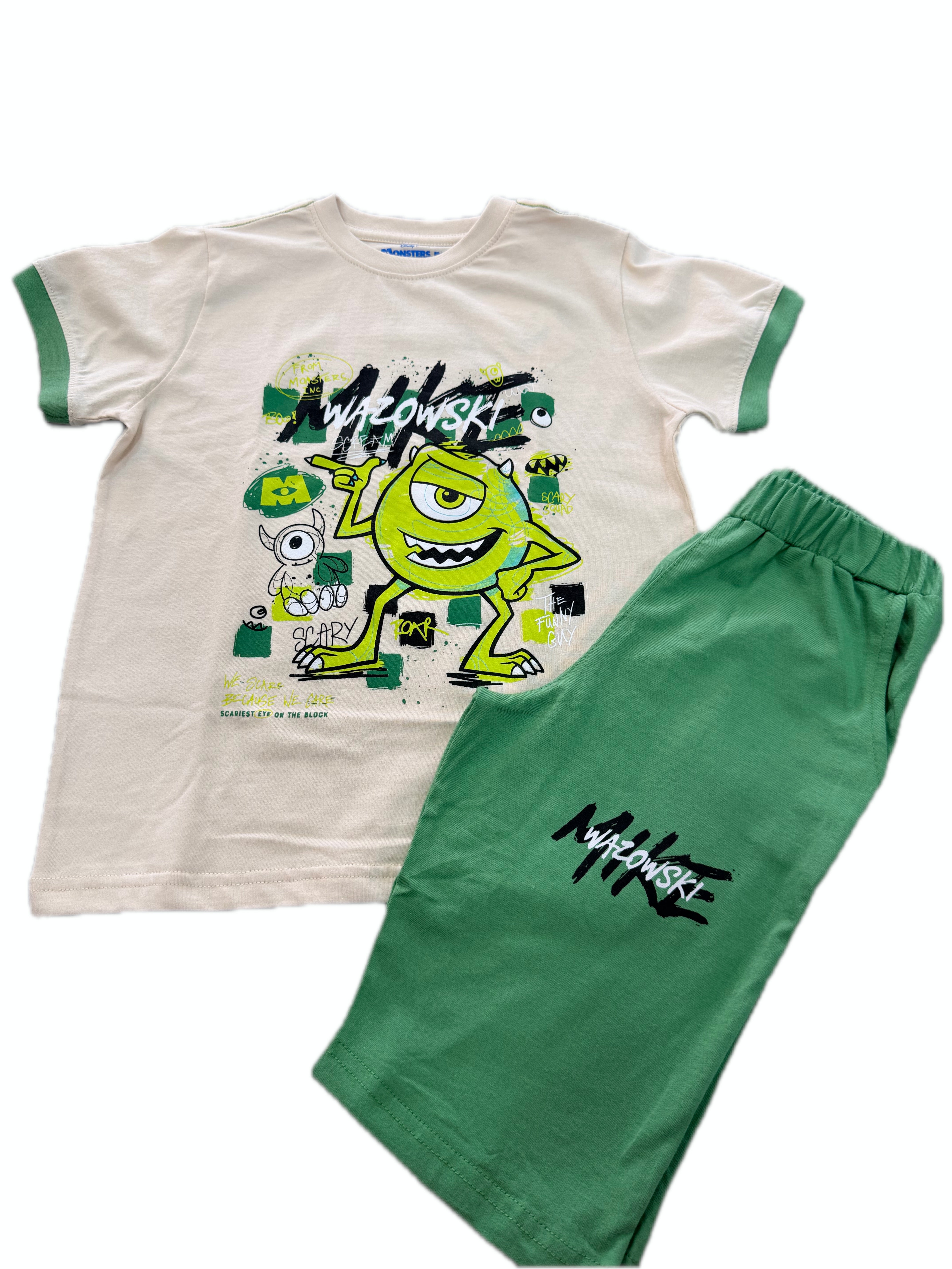 مورينيلا Monsters Neck&short Set .. - Boys' Summer 2026