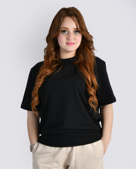 BASIC REGULAR T-SHIRT BLACK