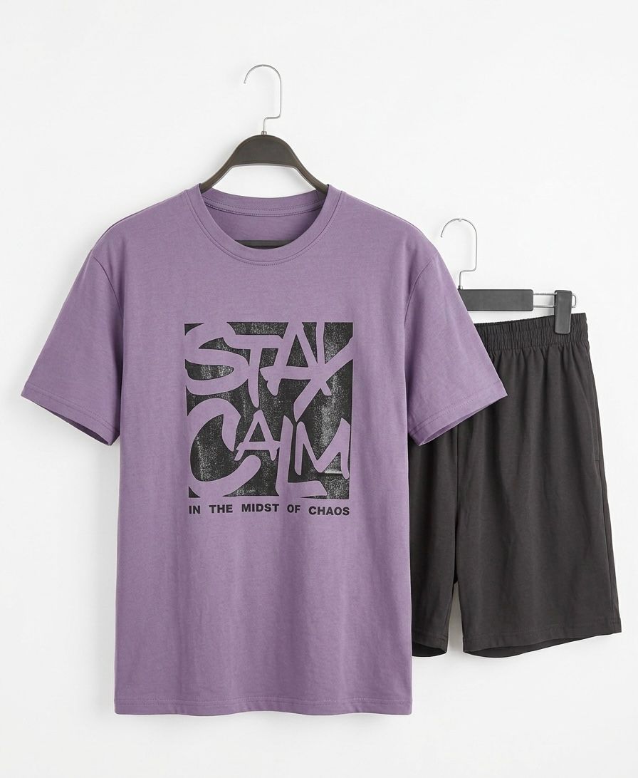 STAY CALM SHORT PAJAMA