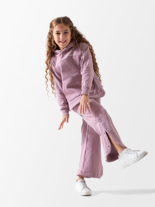 2-piece cotton top and trouser set R.neck