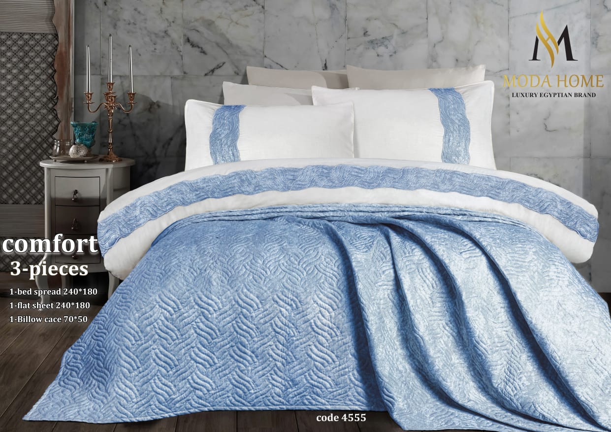Comfort Kids Series premium 3-piece coverlet set by MODA HOME, featuring soft fabric and playful designs for children's bedding.