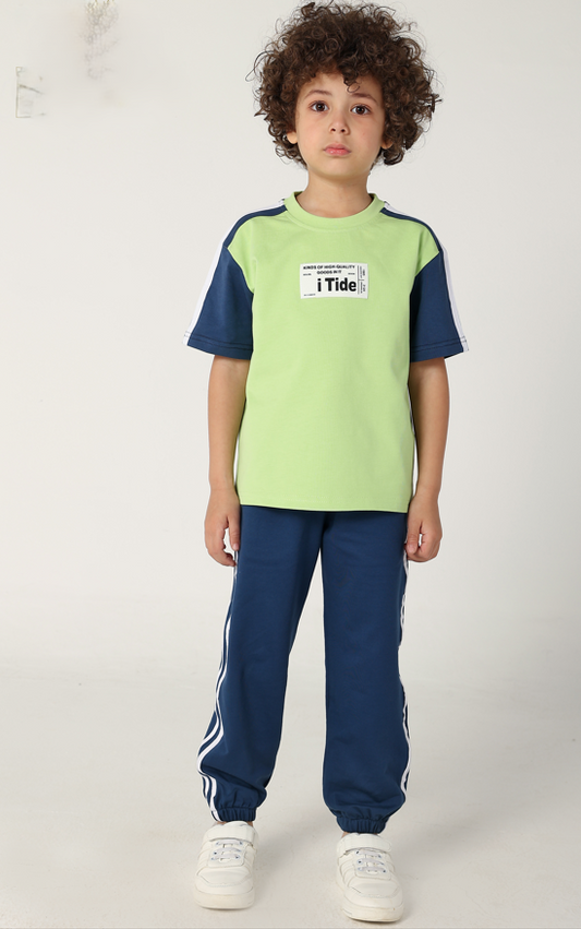 SHOOTIN Half-sleeve pants set