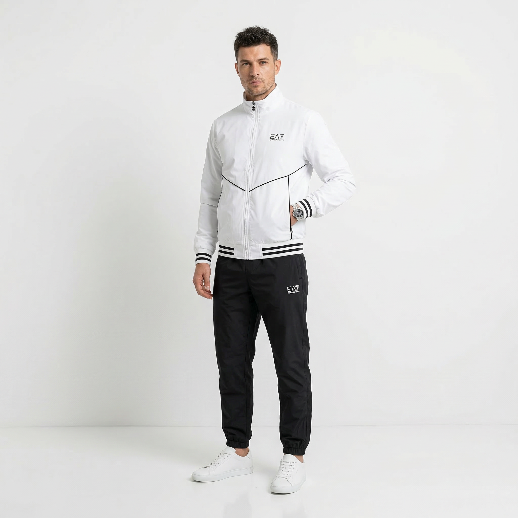 LACOPER E A 7 F.COLLAR & F.ZIPPER SEET, beige fabric shirt with collar and front zipper closure, casual style.