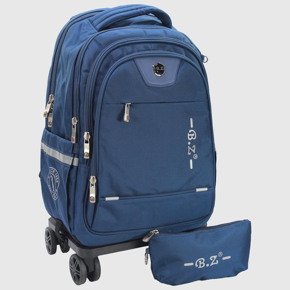 " BZ Trolley backpack + plain pencil case-SIZE 18 "