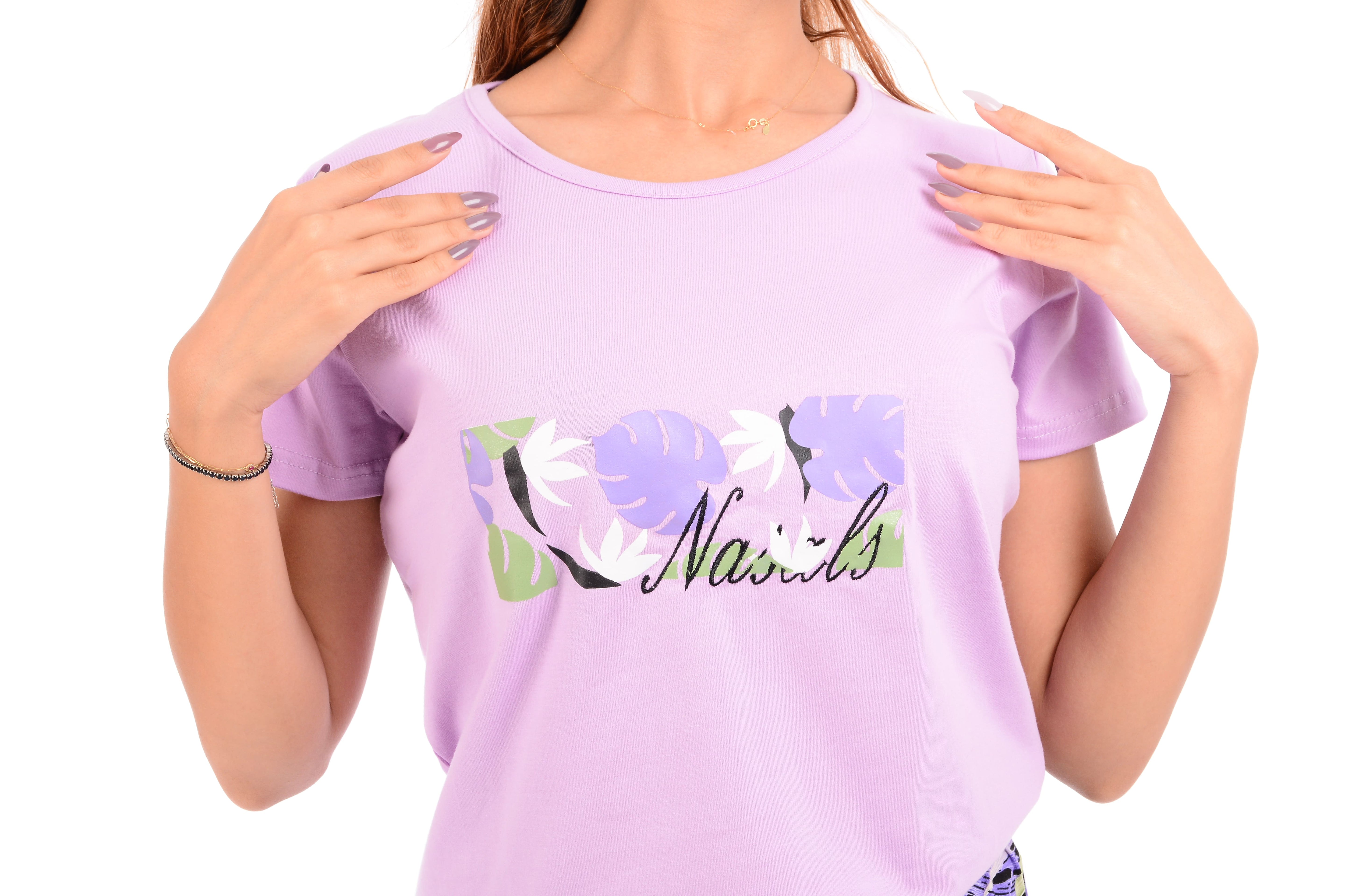 NATURAL H.SLEEVE &PANT PAJAMA