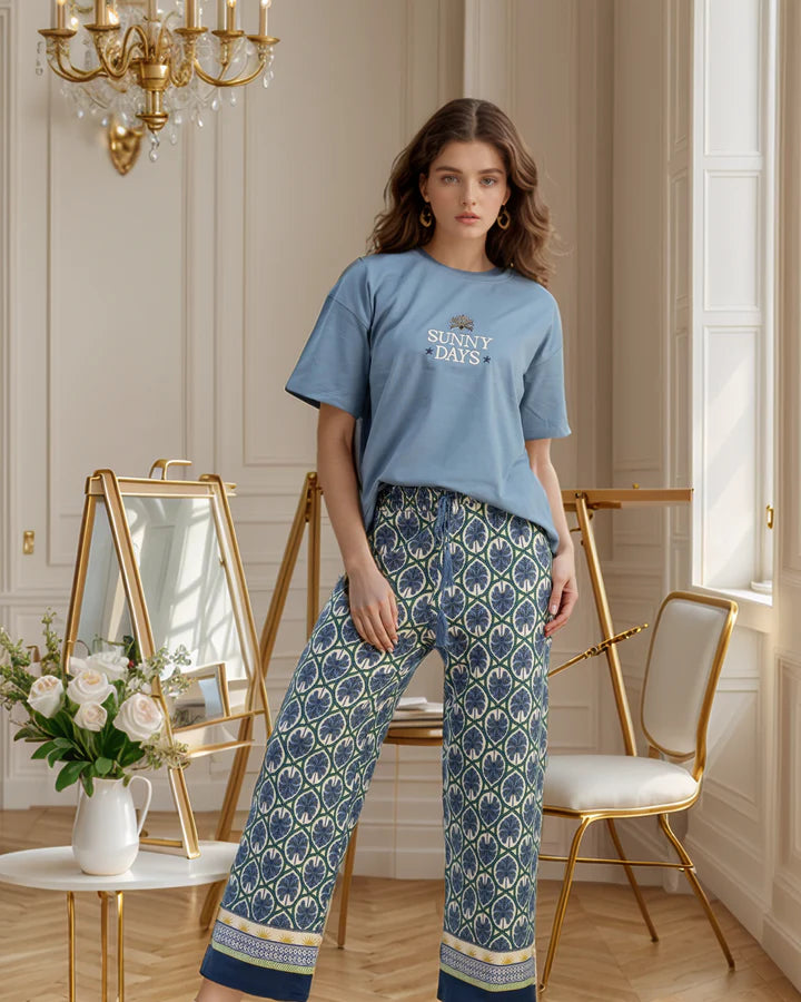 Sunny Day Canary Short Sleeve Pajama