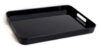 Rectangular Melamine Serving Tray Black
