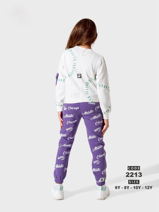 Ckicago Girls pyjama R.neck Printed