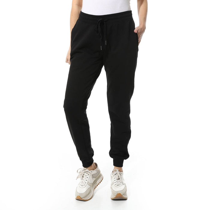 Black Sweet Summer Melton Pants