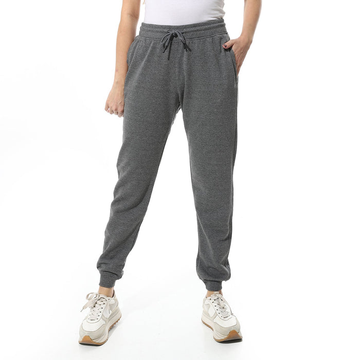 Gray Sweet Summer Melton Pants