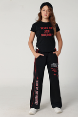 WAEL UP ANA WDREDUT  Half-sleeve pants set