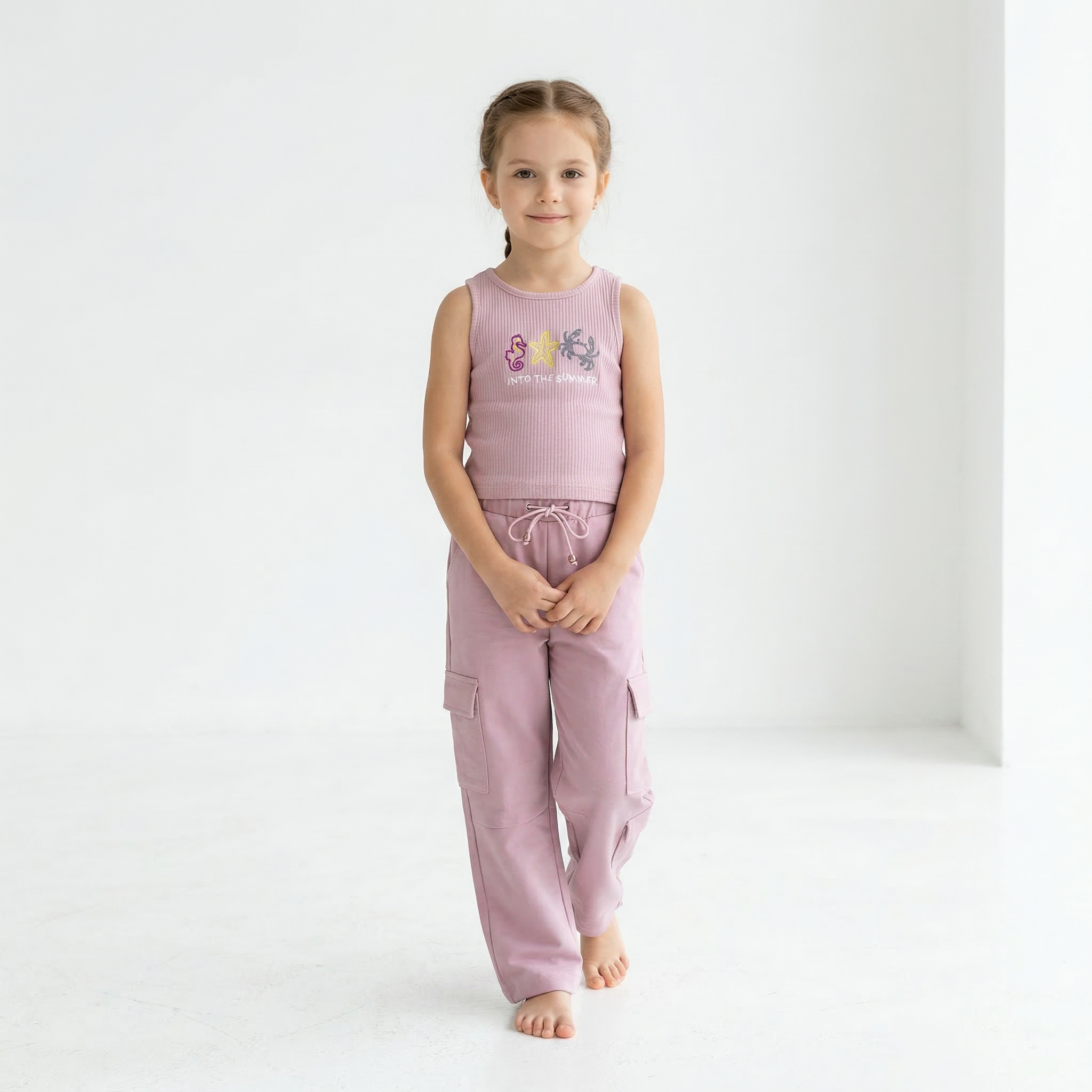 INTO THE SU  بيجامة كت بنتاكور