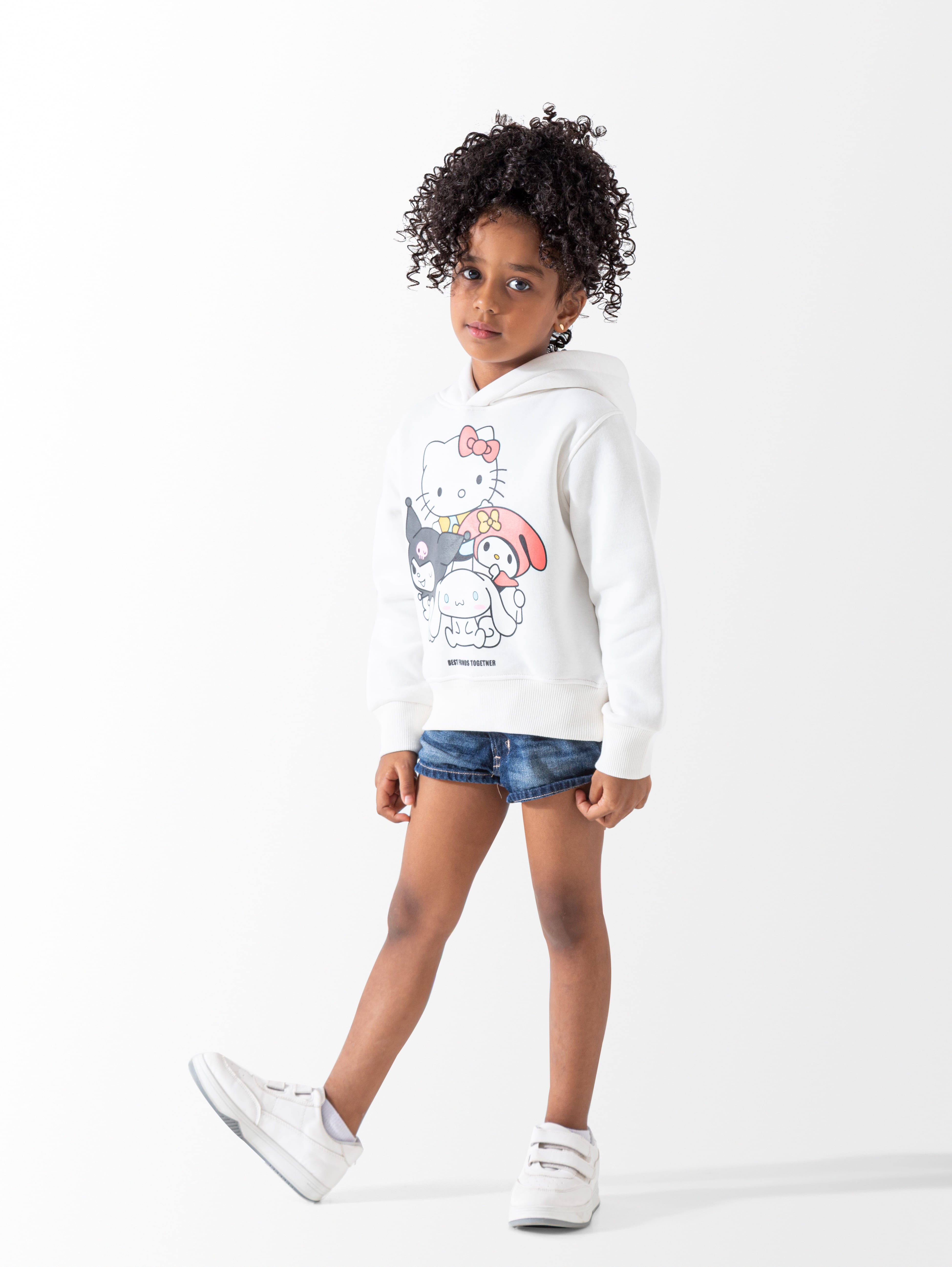 Marvy Hello Kitt hoodie sweatshirt featuring a cute kitten graphic, soft fabric, and comfortable fit for casual wear.