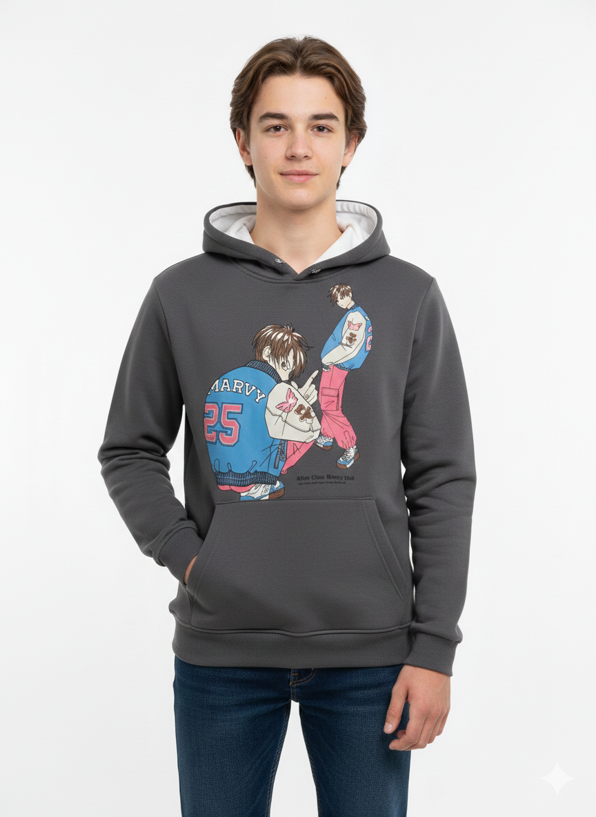 Hussein Youssef FENDI hoodie sweatshirt with a casual fit, featuring a soft fabric and FENDI branding on the front.
