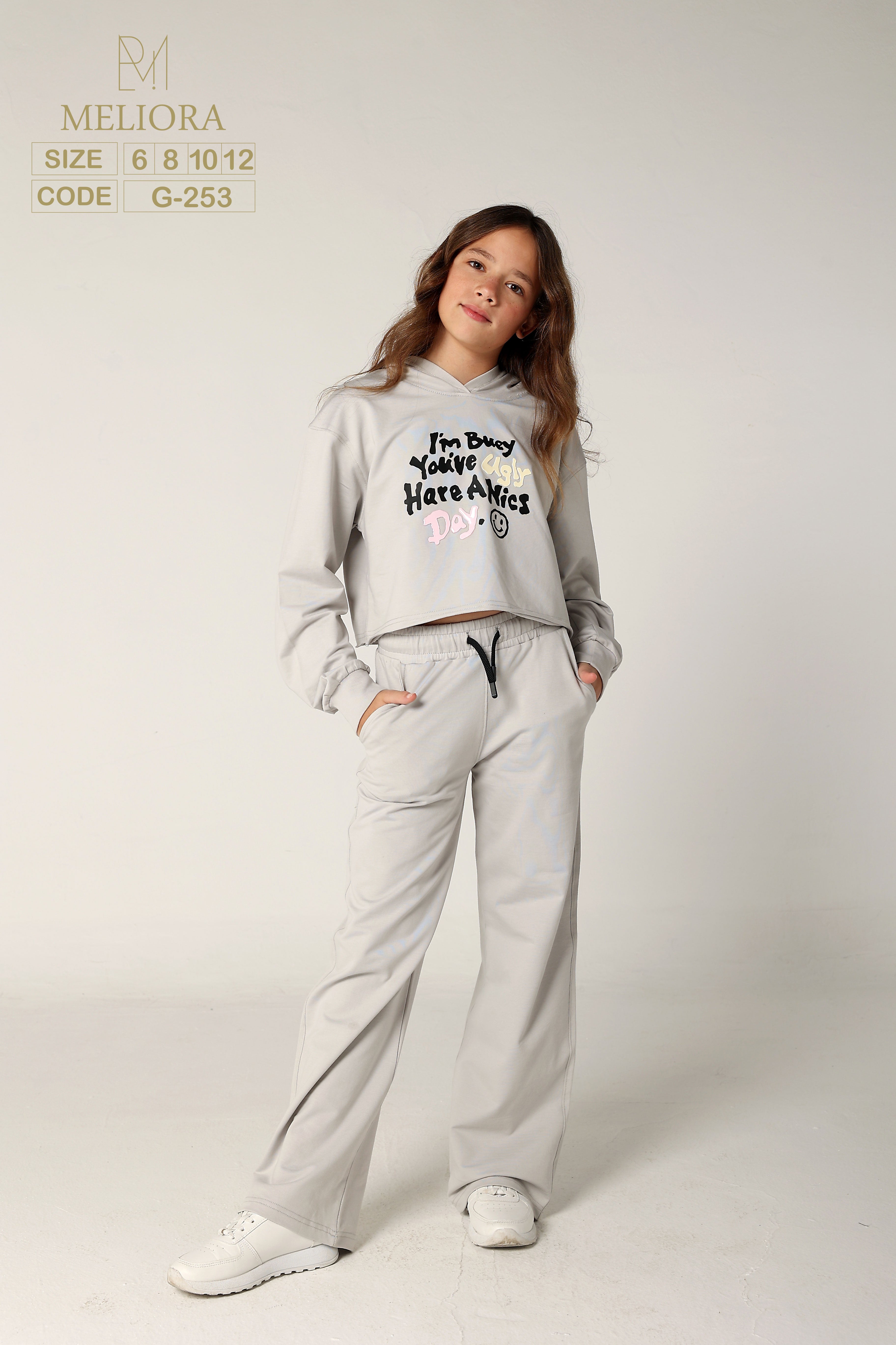 I'M BUEY YOU'V half sleeve pants set