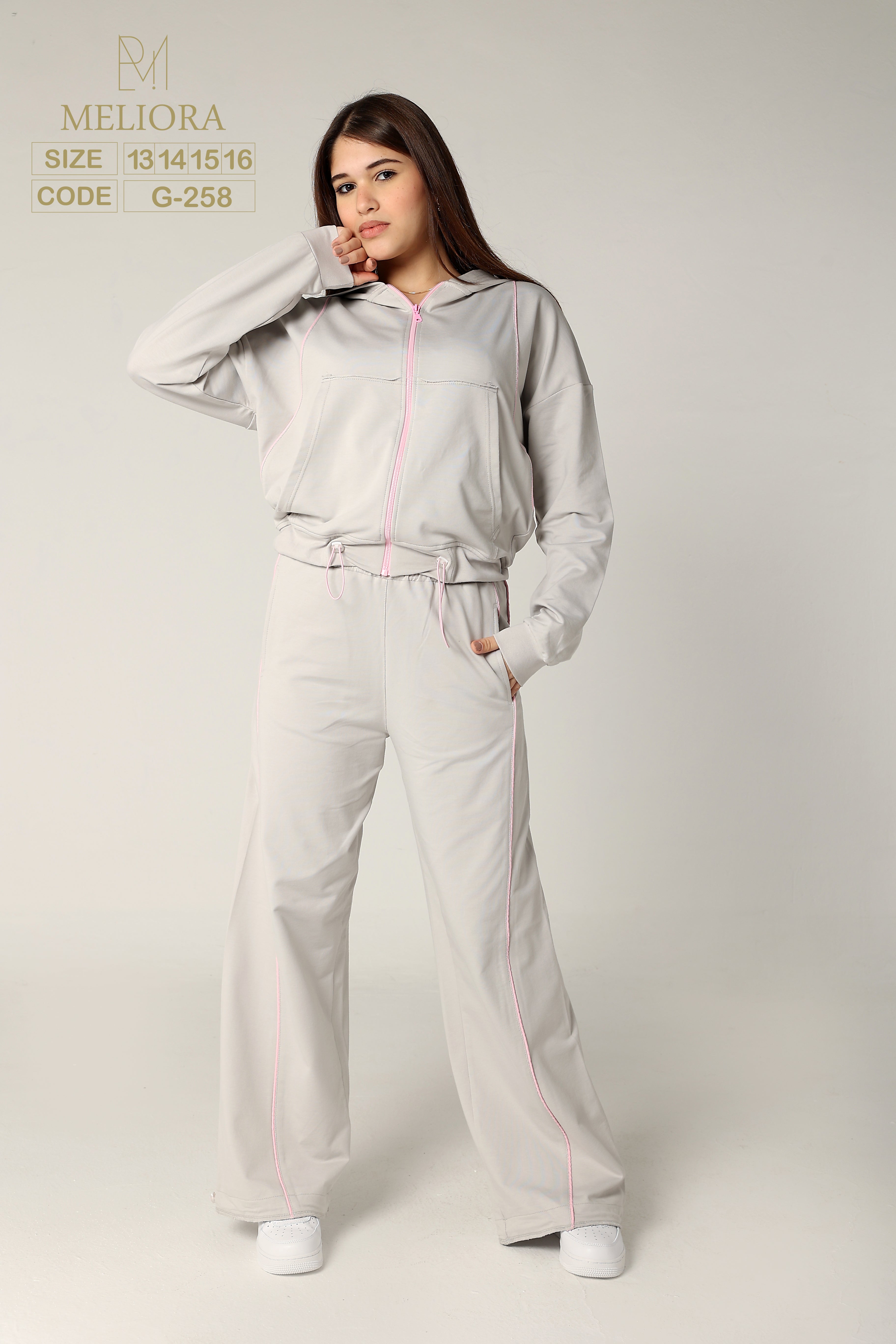 Silver Sleeve and Pants Set