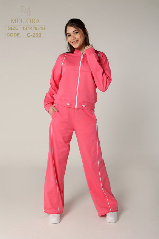 Fuchsia Sleeve and Pants Set