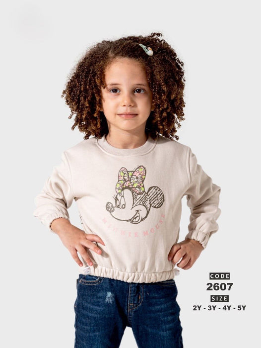 Minnie Girls  printed Sweatshirt