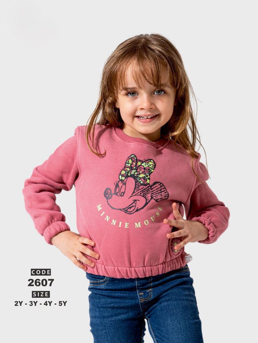 Mini Girls Print Sweatshirt