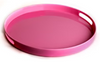 Round Rose Melamine Serving Tray
