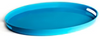 Oval turqoise Melamine Serving Tray