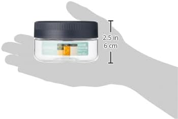 " Sistema Ultra Collection Round Food Storage Container, 11.1 oz./0.3 L, Clear/White/Gray "