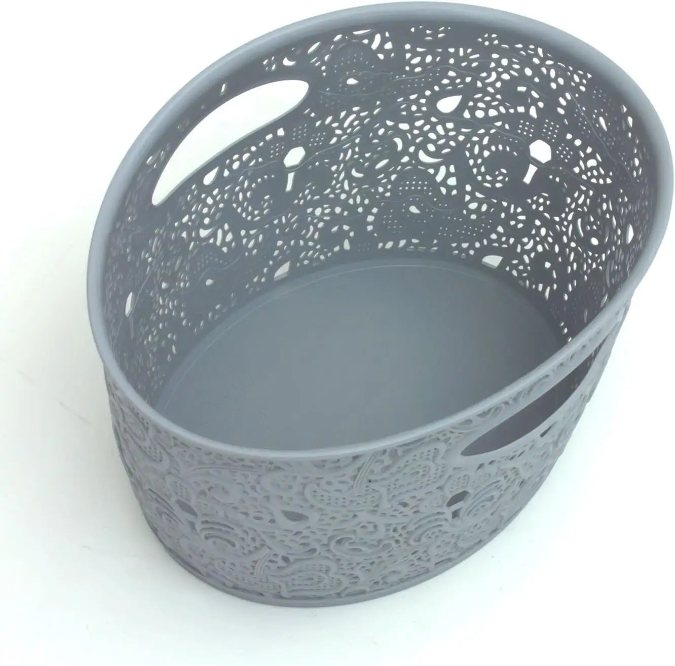 Curver Victoria Plastic Basket, 4.3 L - Grey