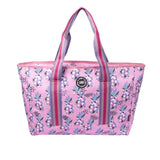 Lilac Pineapples women Single Face tote bag