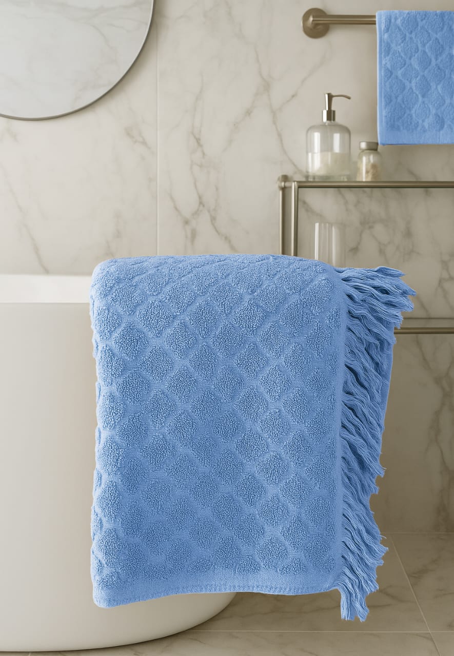 فوطة منقوش شراشيب100*50