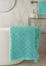 فوطة منقوش شراشيب100*50