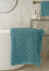 فوطة منقوش شراشيب100*50