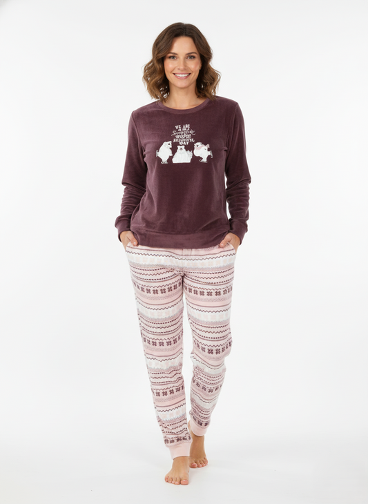 SNOWFLAKE R.NECK PAJAMA