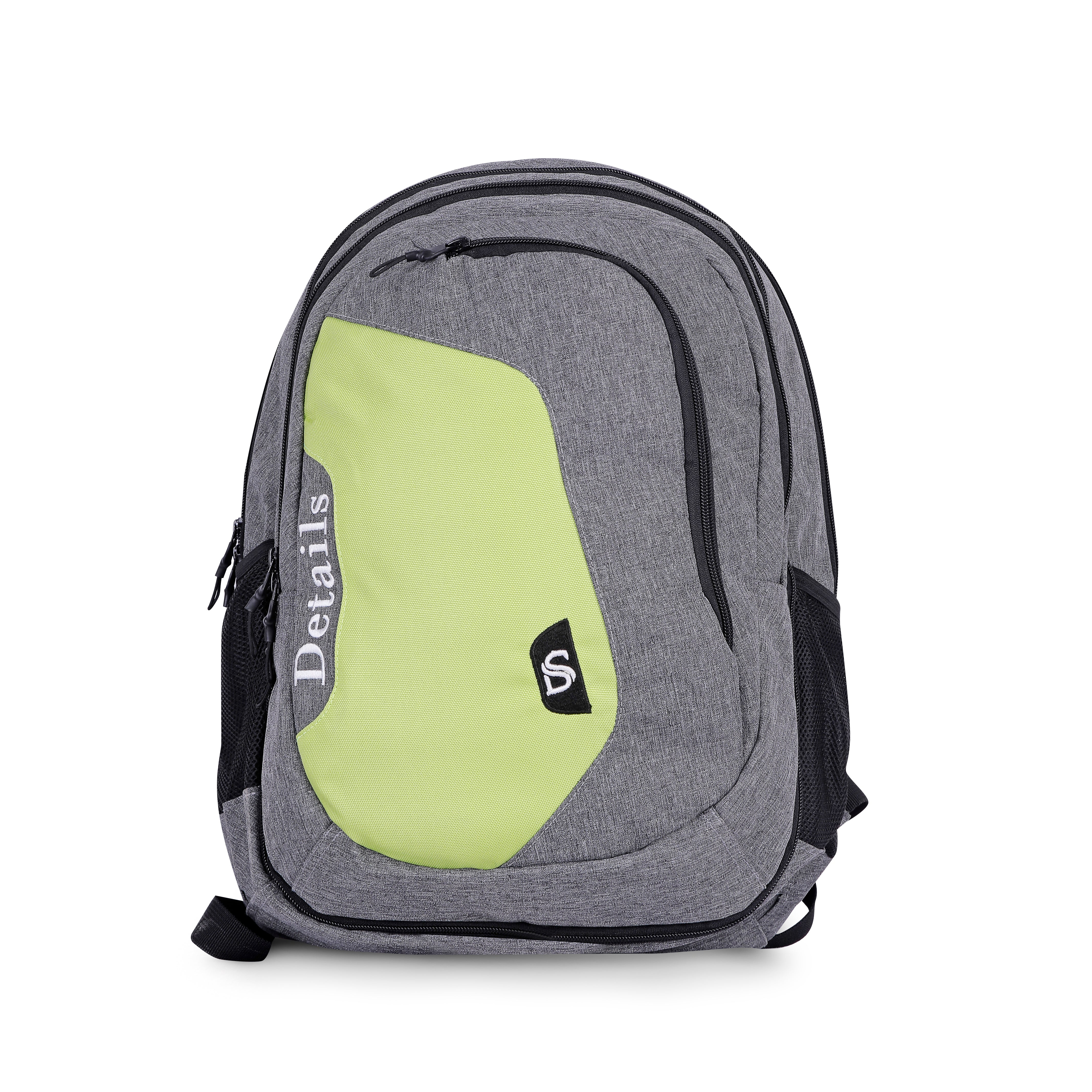Husseinyoussef DETAILS 38-liter backpack with multiple compartments and adjustable straps, ideal for travel and daily use.