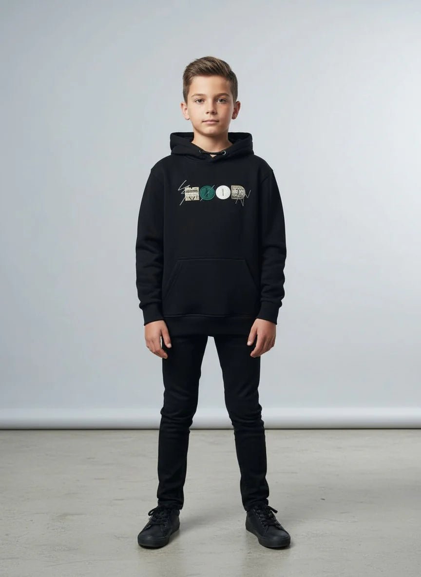 Hussein Youssef MOOD sweatshirt, comfortable casual sweat shirt in a stylish design, displayed on a neutral background.