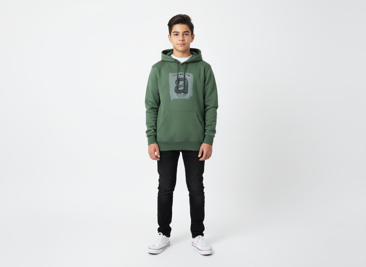 Italiano Take Time sweatshirt in soft fabric with a casual fit, featuring a stylish graphic print on the front.