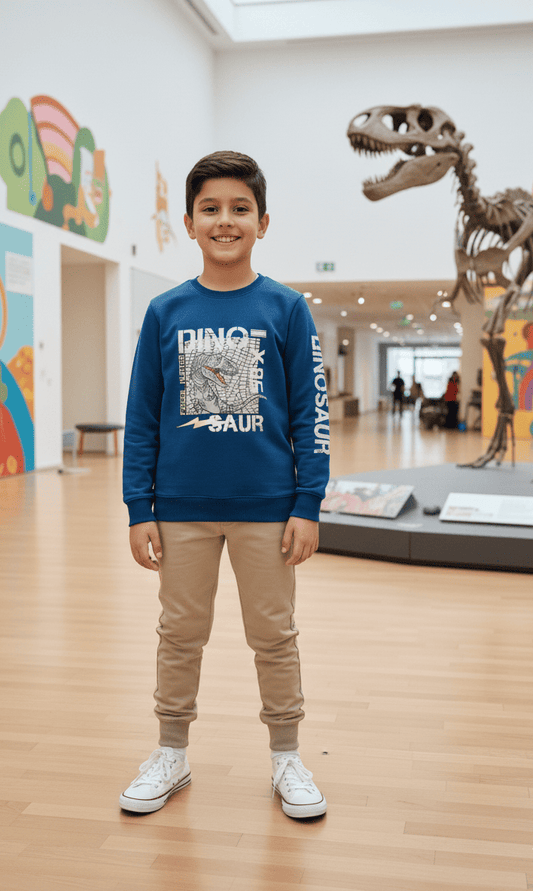 DINOSAUR R NECK PAJAMA