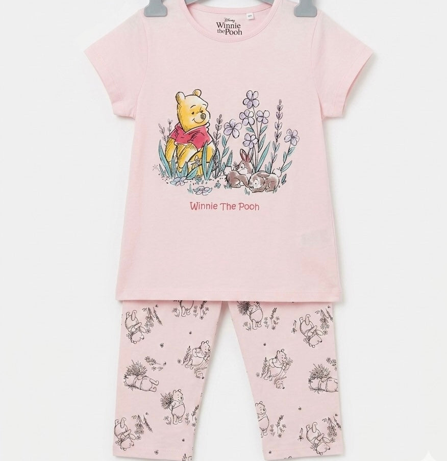 POOH R.NECK&PANT.SET