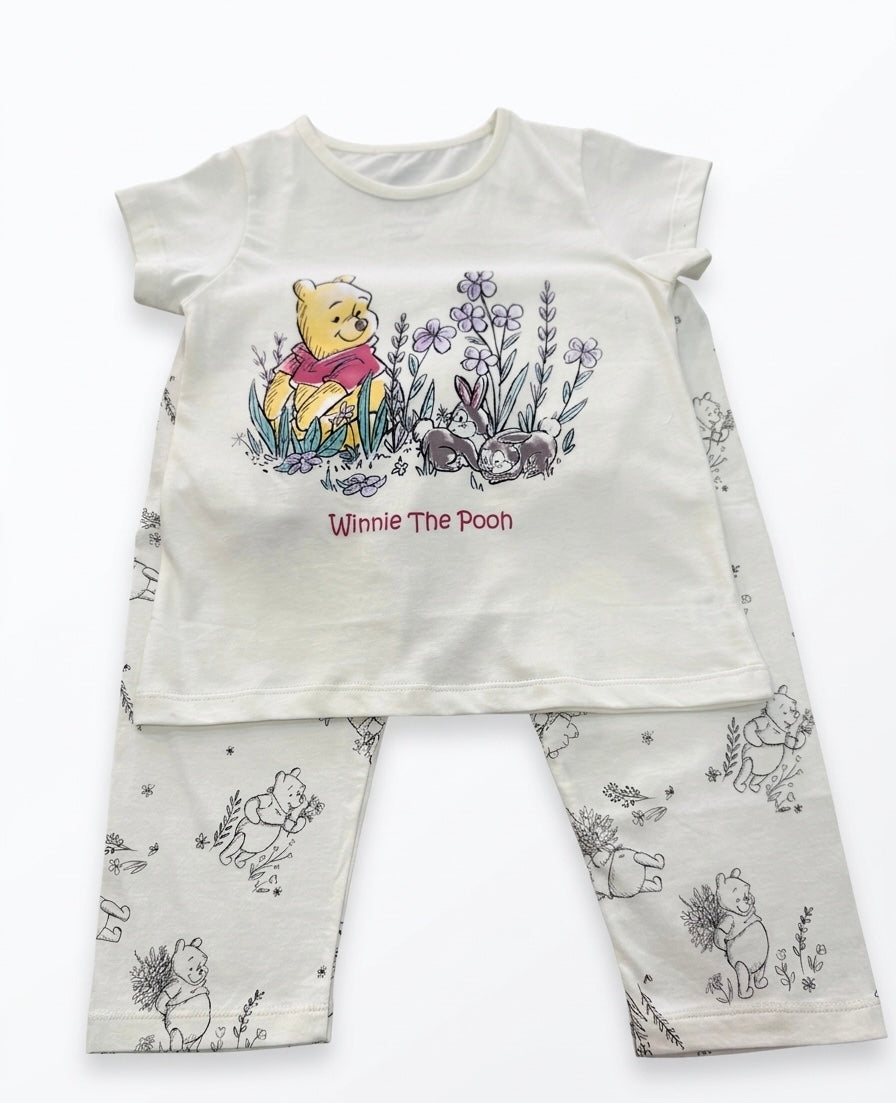 POOH R.NECK&PANT.SET