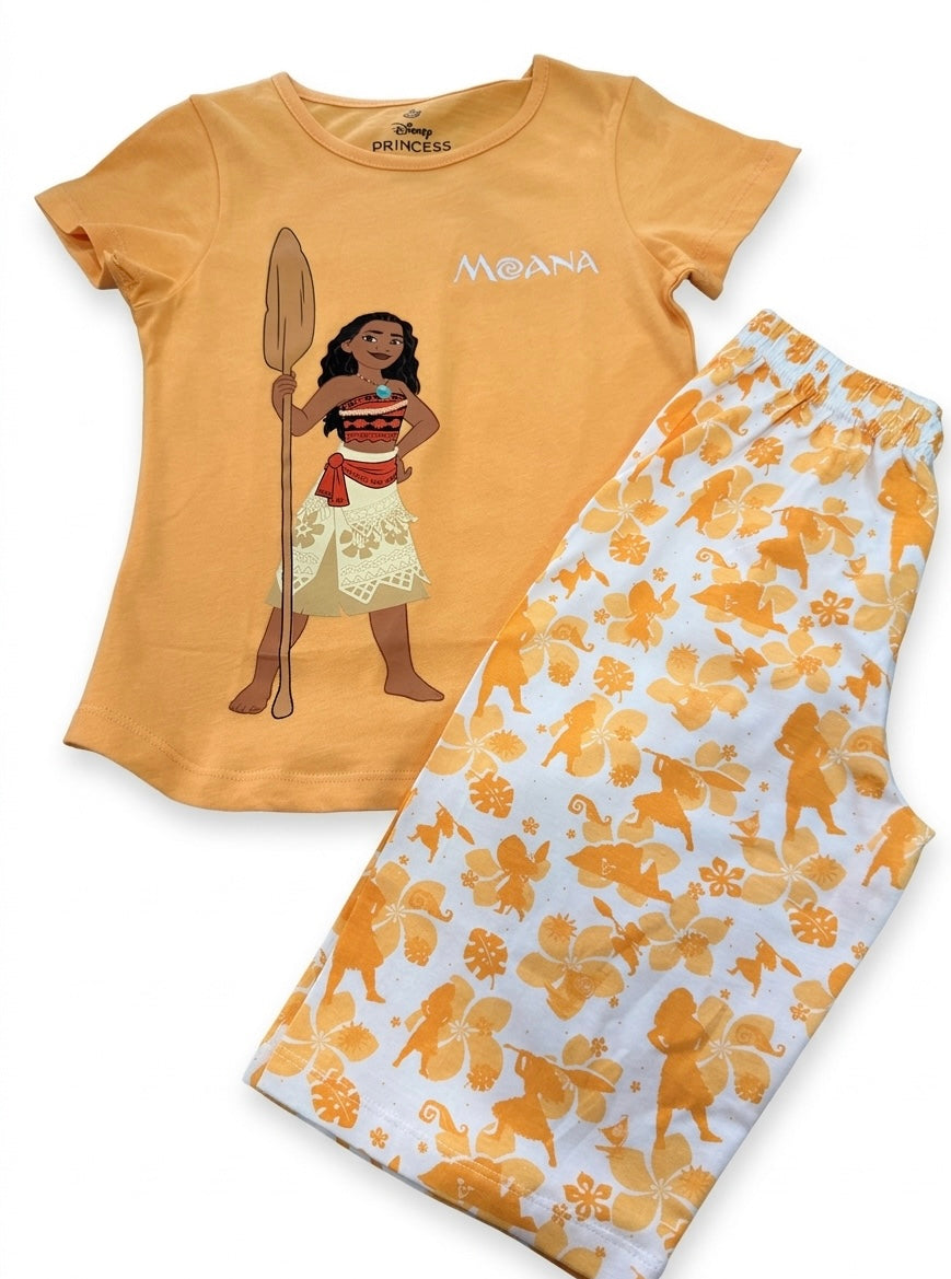 MOANA R.NECK&PANTCOR.SET