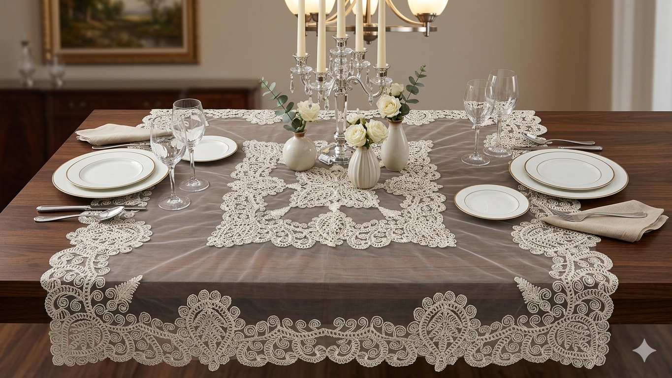 (Single Piece Square Tablecloth)
