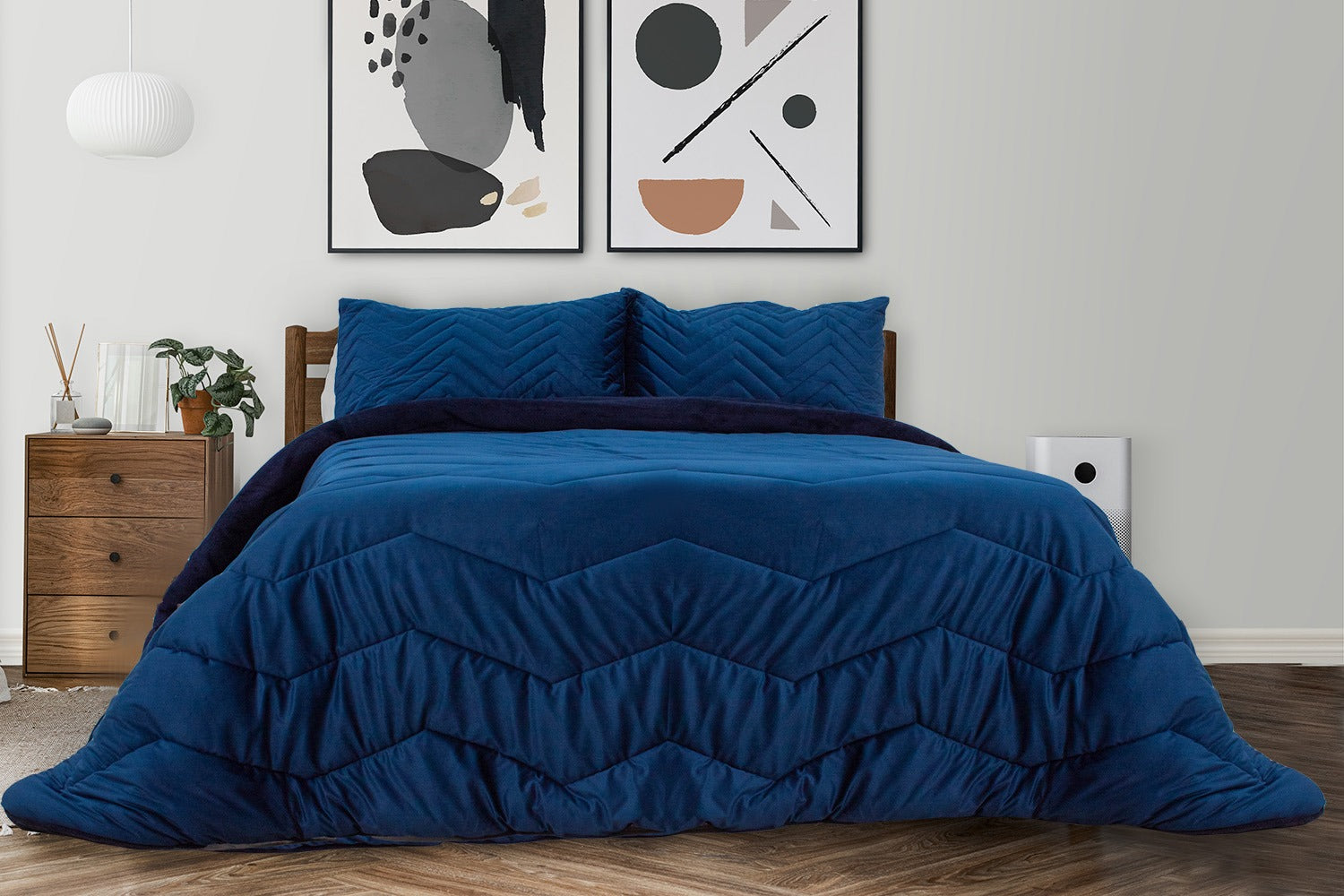 MODA HOME 3-Piece Winter Quilt Set – Size 260x240 cm