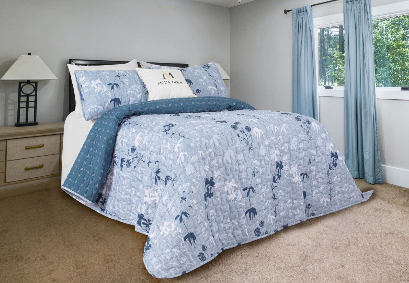 High-quality single microfiber comforter set (2 Pillowcase)