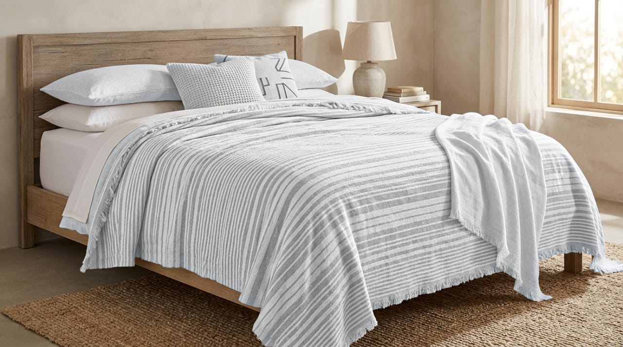 MODA HOME Comforter Moon 1-piece in size 220x240 with a soft, cozy fabric featuring a moon-themed design.