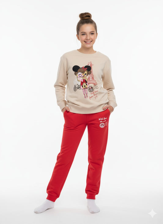 MINNIE R NECK PAJAMA