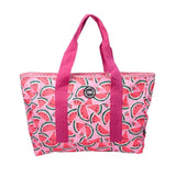 Madly in love with pink watermelons women Single Face tote bag