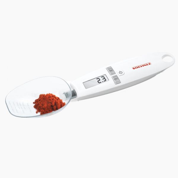 Seonhle ultra-precise cooking spoon scale with digital display and stainless steel bowl for accurate kitchen measurements