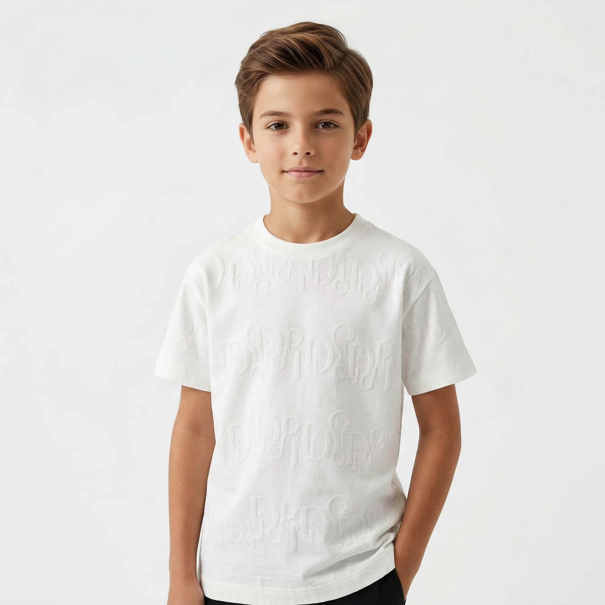 CO TWO Boys' Short Sleeve Pool Print T-Shirt - Size 12, Summer Collection
