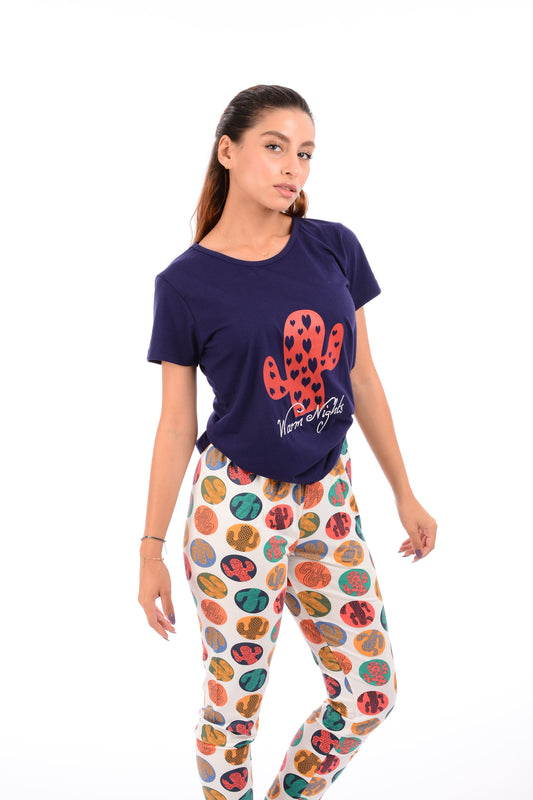 WARM NIGHTS H.SLEEVE &PANT PAJ