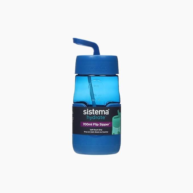 " Sistema Hydrate Flip Sipper Water Bottle, 700 ml "