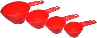 " Neoflam 4-Piece Multi Color Plastic Measuring Cups Set "